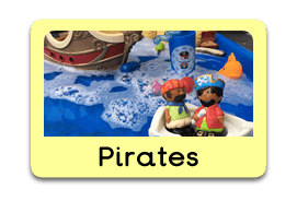 Pirates and Princesses Themed Tuff Trays for Toddlers-EYFS Children - Learning Through Play Sessions