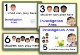 How Many Children... Investigation Area Signs