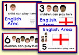 How Many Children... English Area Signs