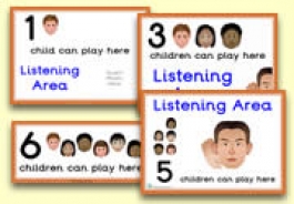How Many Children... Listening Area Signs