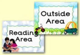 Area Signs / Classroom Signs