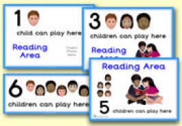 How Many Children... Reading Area Signs