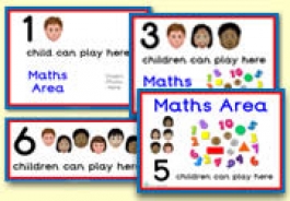 How Many Children... Maths Area Signs