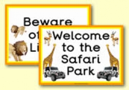 African Safari Role Play Resources