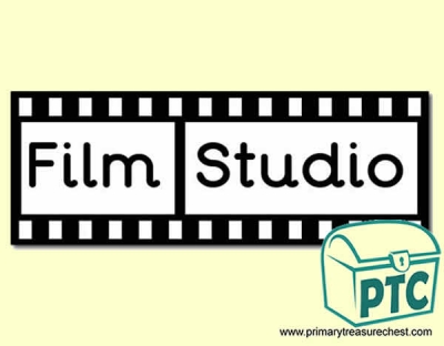 'Film Studio' Display Heading/ Classroom Banner