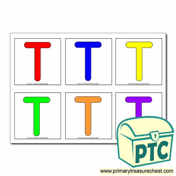 Letter 'T' Hunt / Matching Cards
