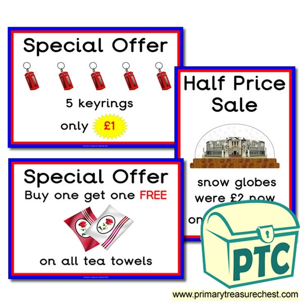 London Gift Shop Special Offers (21p to £99)