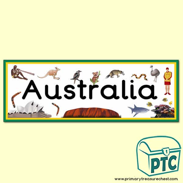 'Australia' Display Heading