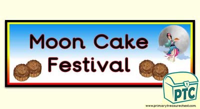 Moon Cake Festival Display Heading
