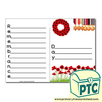 Remembrance Day Themed Acrostic Poem