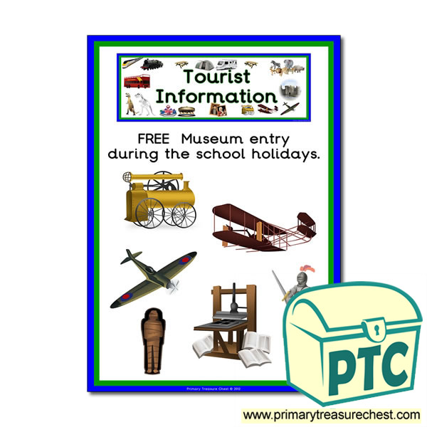 Museum Tourist Information Themed Poster
