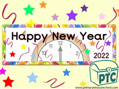 ‘Happy New Year 2021’ Display Heading
