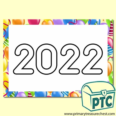 '2021' New Year’s Play Dough Mat