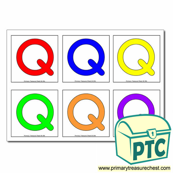 Letter 'Q' Hunt / Matching Cards