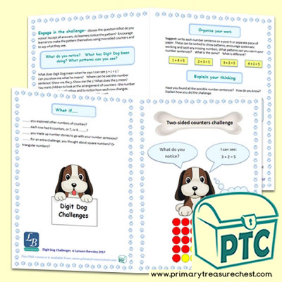 Digit Dog Two Sided Counters Maths Challenge