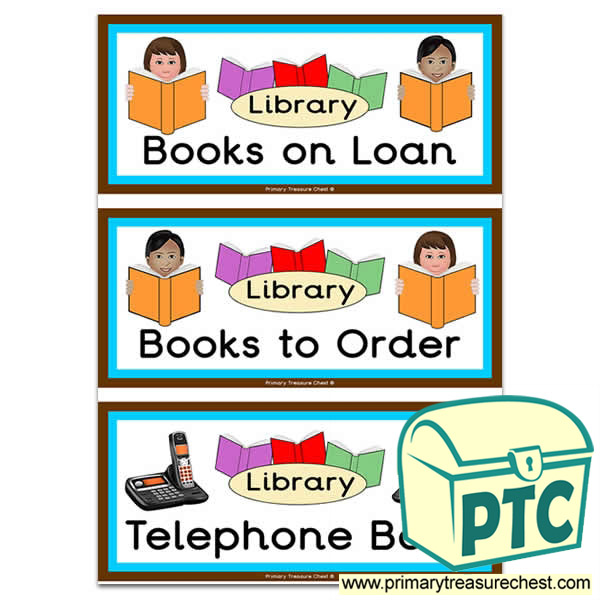 Role Play Library Book Covers / Labels