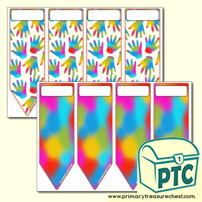 Mixed Colours Pattern Bookmarks