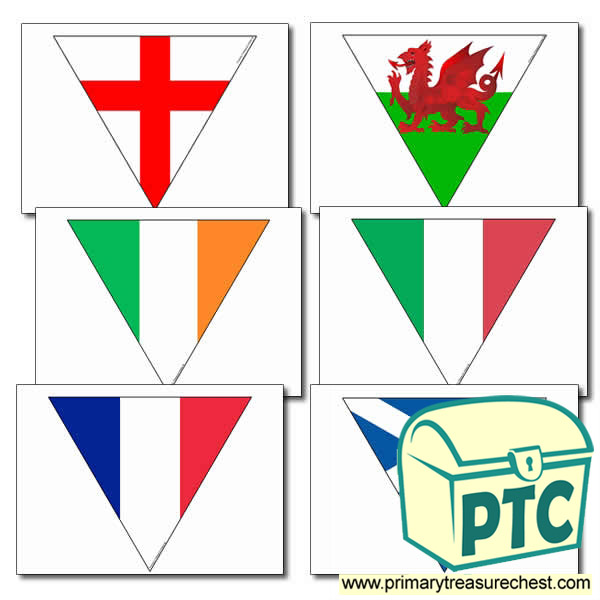 Six Nations Flags Bunting