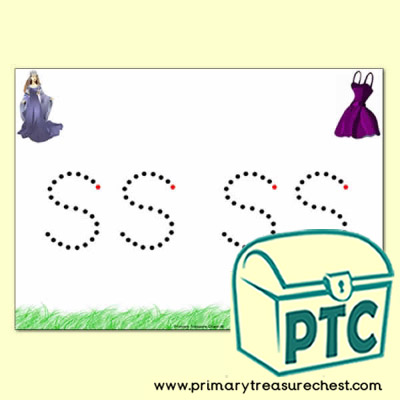 'ss' Double Letter Formation Activity - Join the Dots 