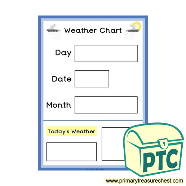 Weather Chart A3 Poster