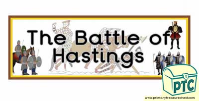 'The Battle of Hastings' Display Heading