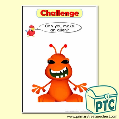 'Can you Make…?' Alien Challenge Card