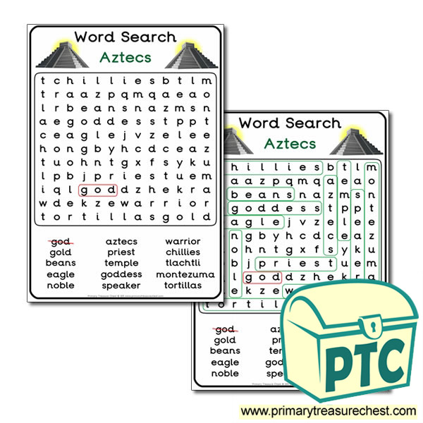 The Aztec's Word Search