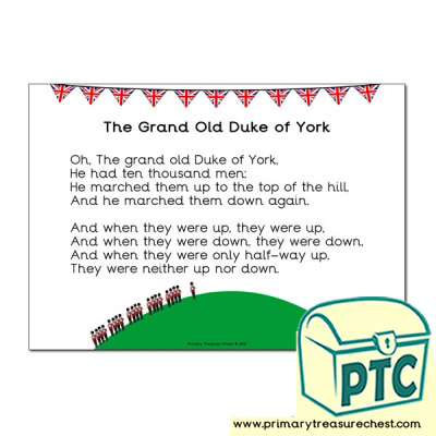 'The Grand Old Duke of York' Song