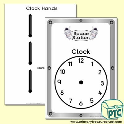 Space Station Role Play Clock