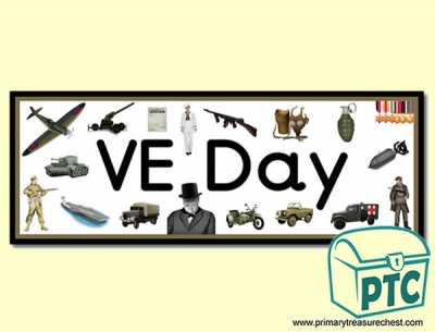 VE Day Display Heading/ Classroom Banner