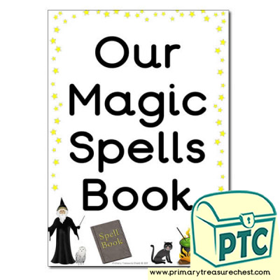 Magic Spell Book Cover
