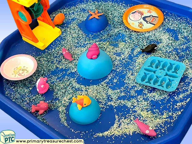 Sea Life Under The Sea Themed Small World Multi Sensory Rice