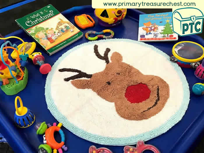 Christmas Reindeer Sensory Toys - Role Play Sensory Play - Tuff Tray Ideas Early Years / Nursery / Primary