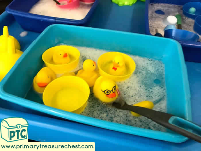 Fairground  Hook a Duck Water Play, Tuff Tray Small World Scene for Toddlers-EYFS Children