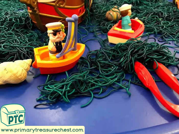 Sea Transport Sensory Small World Play - Boats - Tuff Tray Ideas Early Years / Nursery / Primary