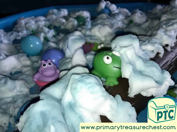 Water Animals Discovery Small World Role Play Sensory Play - Spot Tray - Tuff Tray Ideas Early Years / Nursery / Primary 