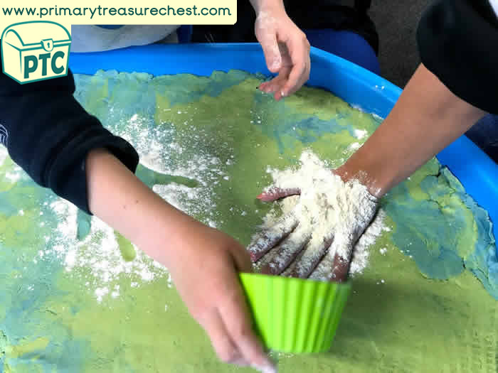 World Environment Day tuff tray idea