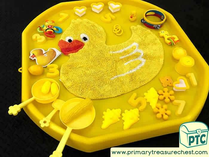 Yellow Themed Music and book Area    Activity ideas - Role Play  Sensory Play - Tuff Tray Ideas Early Years – Tuff Spot / Nursery / Primary