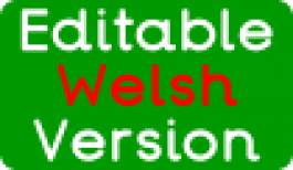 Editable Welsh