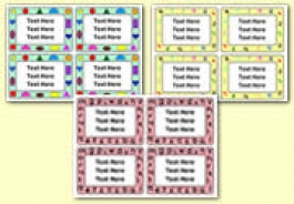 Pupil Work / Book Labels