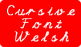 Cursive Welsh