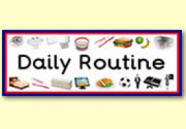 Daily Routine Themed Resources