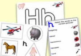 'h' Themed Phonics/Letter Sounds Activities