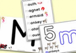 'm' Themed Phonics/Letter Sounds Activities