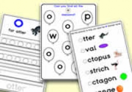 'o' Themed Phonics/Letter Sounds Activities