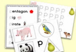 'p' Themed Phonics/Letter Sounds Activities