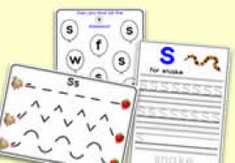 's' Themed Phonics/Letter Sounds Activities