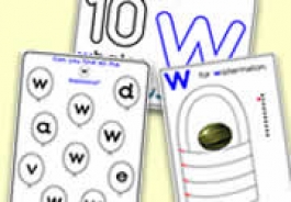 'w' Themed Phonics/Letter Sounds Activities