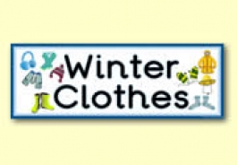 Winter Clothes Themed Resources