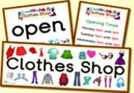 Clothes Shop Role Play Resources